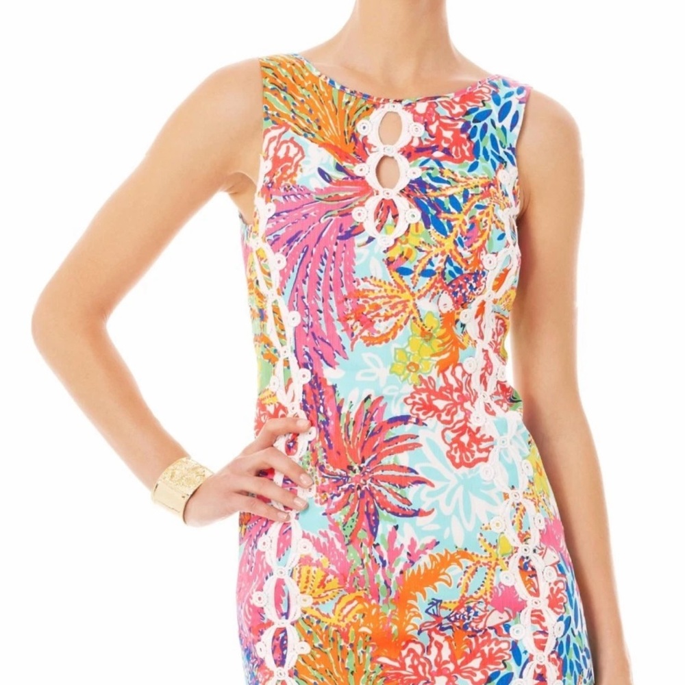 Lilly Pulitzer Ember Fishing for Compliments Dress SZ6
